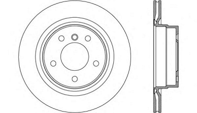 OPEN PARTS bdr262420 -  Тормозной диск